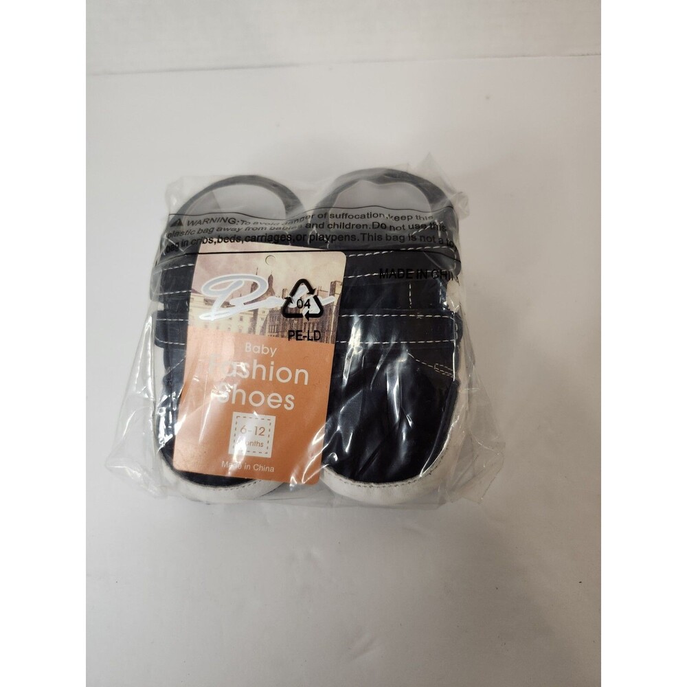 Baby fashion shoes size 6-12 months, color Black
